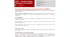 Desktop Screenshot of ffrc.fi