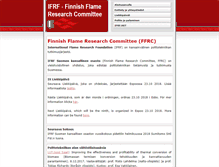 Tablet Screenshot of ffrc.fi